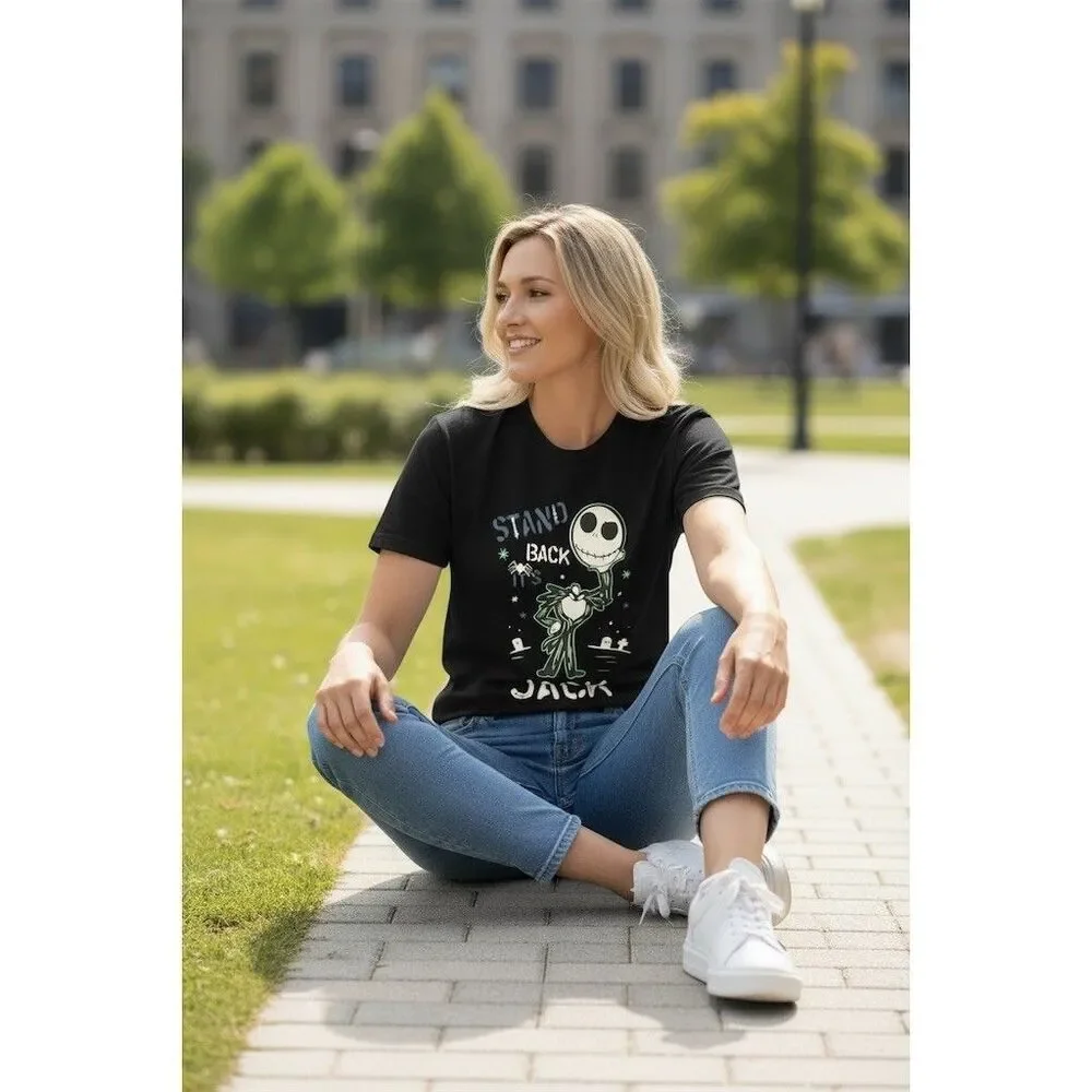 Disney Nightmare Before Christmas Jack Skellington Graphic T-Shirt Black XXL - Picture 3 of 4